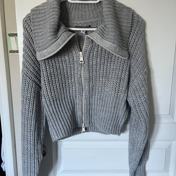 Urban Outfitters Sunny Collared Zip-Up Cardigan - Picture 2 of 4